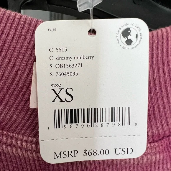 🆕FREE PEOPLE Dreamy Mulberry Fun Times Turtleneck - Picture 13 of 15